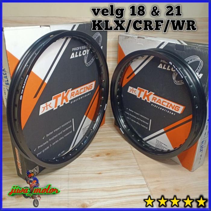 Velg Pelek Tk Racing Original Ring 18 Dan 21 Crf Klx Wr 155 Lebar 215