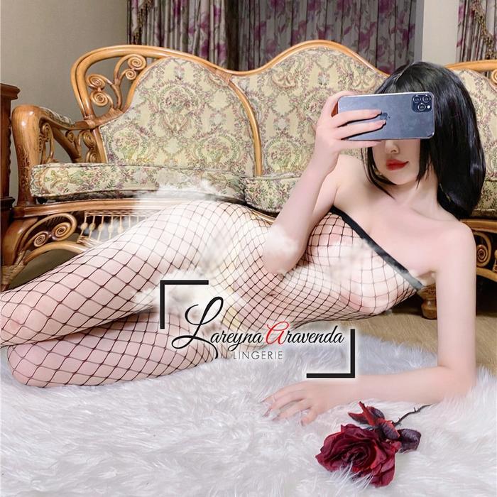(COD) Lingerie Lingeria Body Stocking Sexy Model Jaring Kemben Seksi