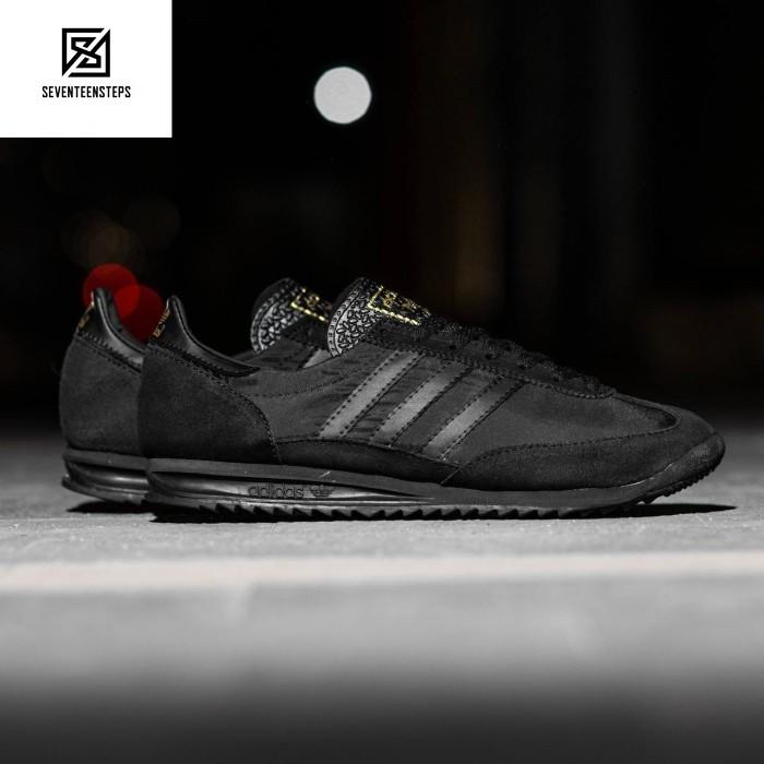 Sepatu Sneaker Casual Adds SL72 Original Full Black Gold Termurah
