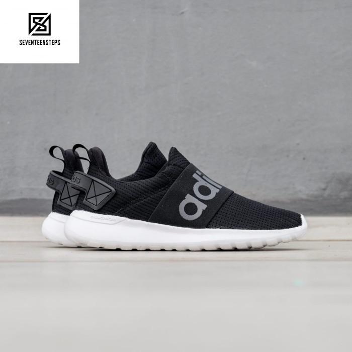 Sepatu Sneaker Adds Cloudfoam Lite Racer Adapt Slip On Black White Termurah
