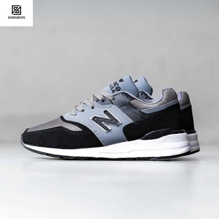 Sepatu Sneakers Casual Pria NB 997 Black Grey Terbaru