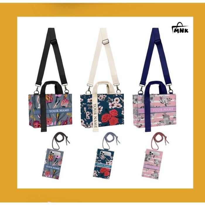 MNK BAG I RAINE SLING BAG | TAS CUSTOM PRINTING | TAS NAMA | TAS SLEMPNG | TAS WANITA I MANUKASHOP
