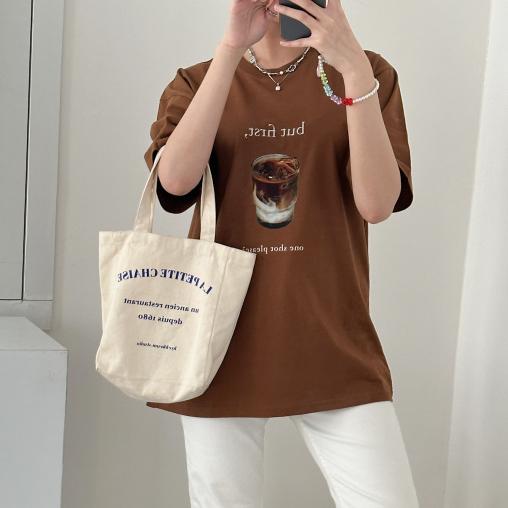 But first, coffee one shot please? / Korean Tshirt / Kaos Korea / Kaos Korea Oversized / Kaos Oversi