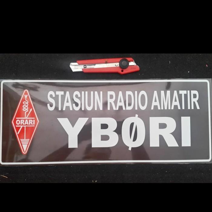 PAPAN CALLSIGN ORARI FIBER TEBAL 1,2mm
