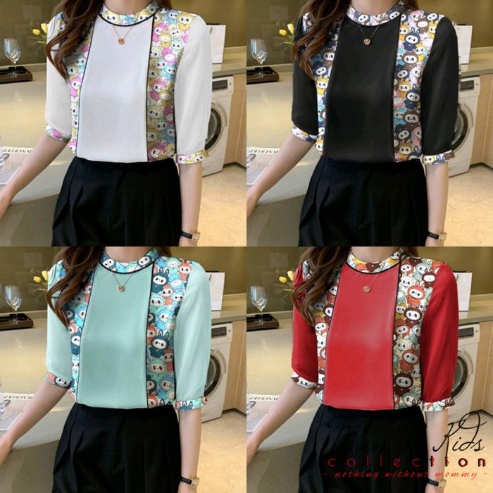 TERBARU - BLOUSE VIRAL SESYA - OB11 - ATASAN WANITA LENGAN PENDEK - PAKAIAN WANITA STYLISH - BLOUSE