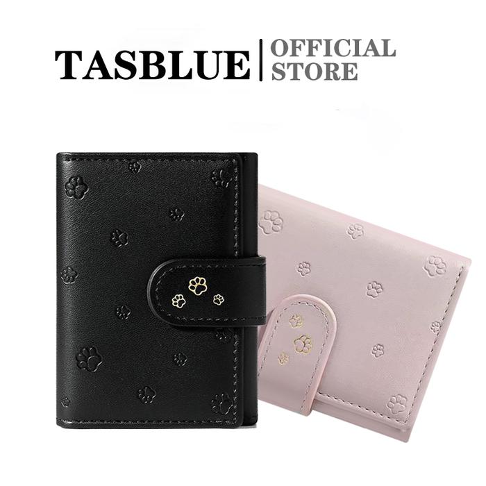 Tasue Cod Dompet Mini Wanita Fashion Korea Impor Dompet Wanita Lipat Mini D241 Bahan Kulit Dompet Ka
