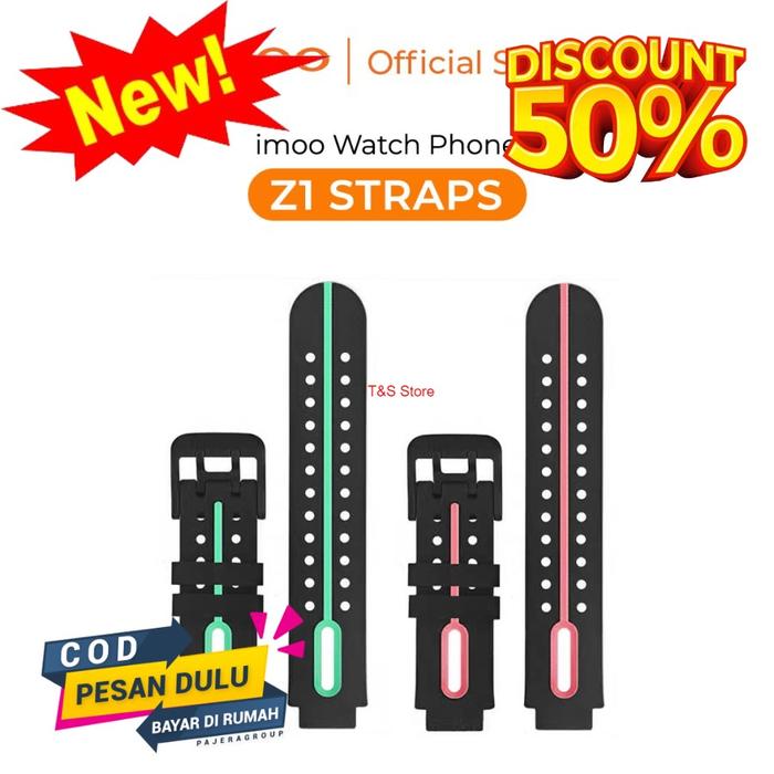 Strap Compatible imoo Z1 watchphone smart watch anak. kualitas menyerupai tali jam tangan original. 