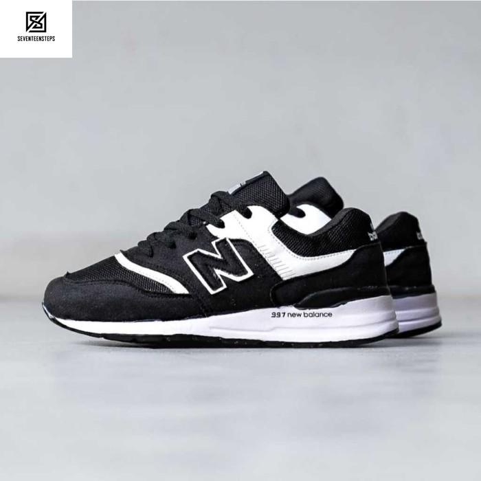 Sepatu Sneakers Casual Unisex NB 997 Black White Terbaru