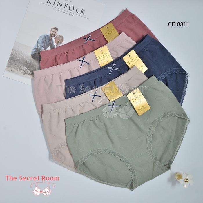 TALLY CD CELANA DALAM RAJUT 8811 | FREE SIZE | FIT XL | BAHAN RAJUT HALUS