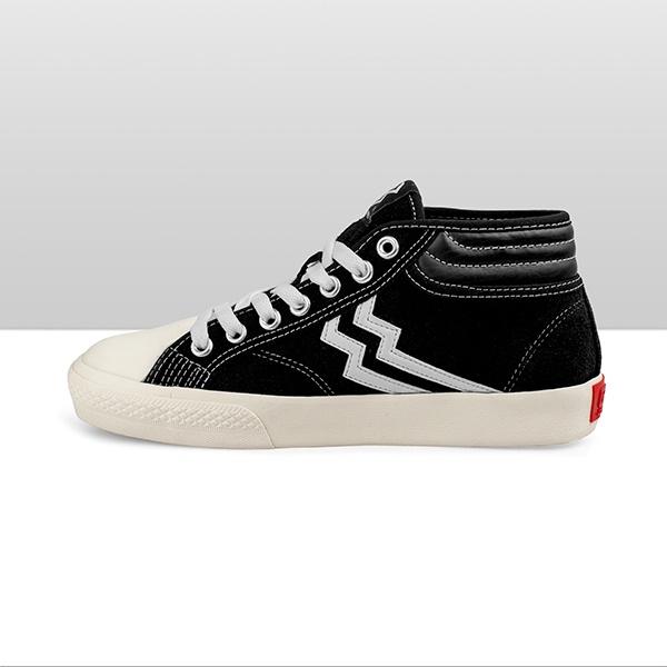 BEST Geoff Max Official x Satria Vijie - Maverick Mid HF Series Black | Sepatu Unisex | Sneaker Unis