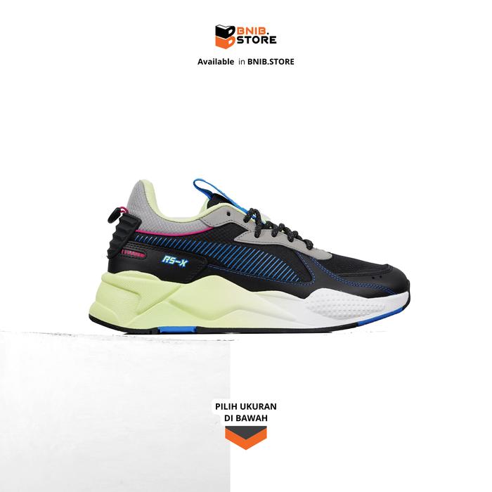 Sepatu Sneaker Pria Puma RS-X Underground Drift Black Speed [393815 01] Original