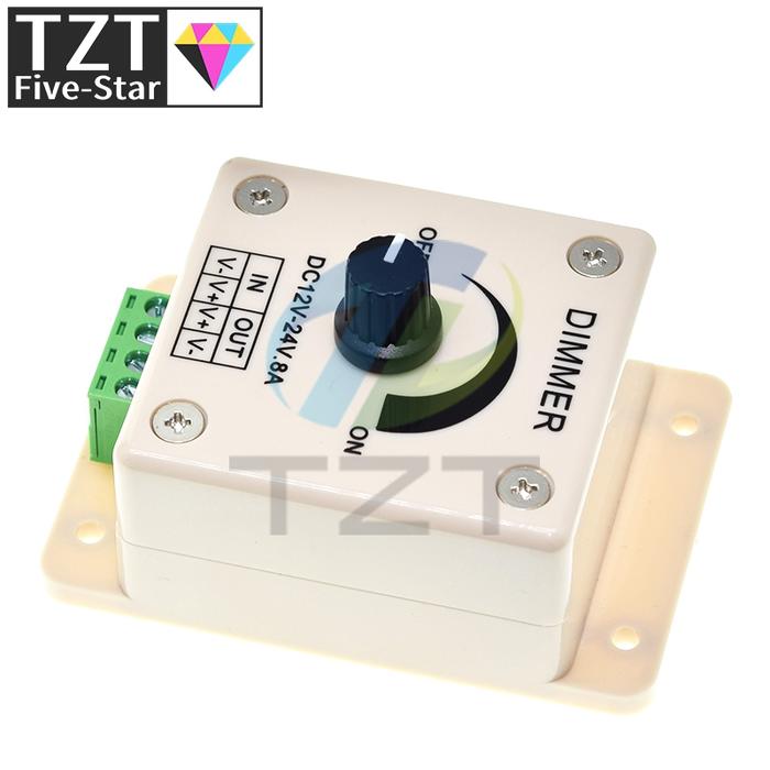 Voltage Regulator DC-DC Voltage Stabilizer 8A Power Supply Adjustable Speed Controller DC 12V LED Di