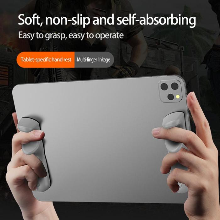 Soft Silicone Controller for iPad Tablet PUBG Mobile Game Joystick Trigger Gamepad Grip Handle Gamin