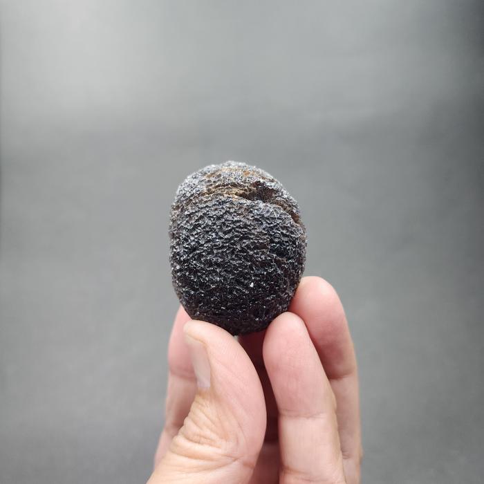 Rare | Agni Manitite Natural Obsidian Pseudo-Tektite Meteorite Glass Batu Kaca Meteor  #AGTAS09