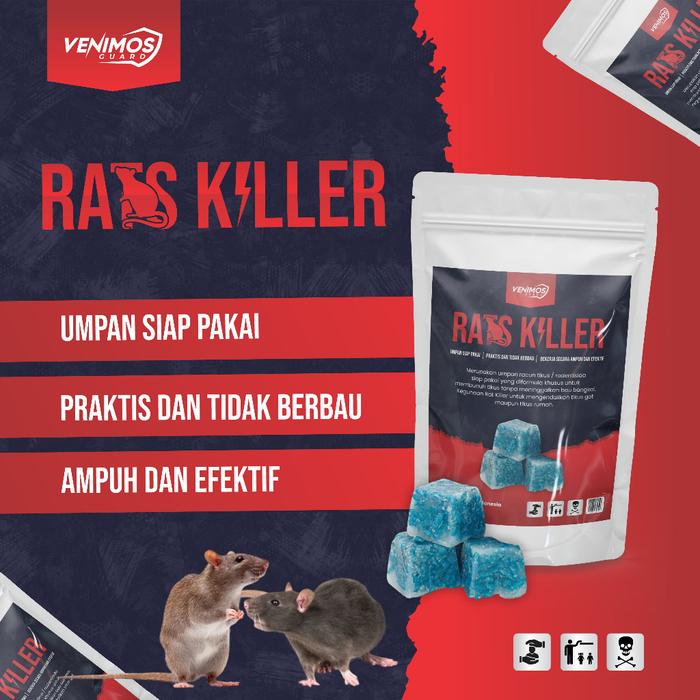 VENIMOS RACUN TIKUS | UMPAN PEMBASMI TIKUS | RAT KILLER RACUN TIKUS MATI KERING | OBAT ANTI TIKUS AM