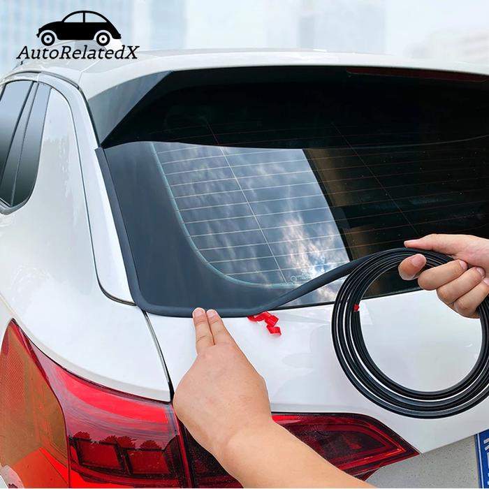 Car Rear Window Seal Strip Y Shape Auto Rubber Sealing Strips Universal for Hatchback SUV Window Sea