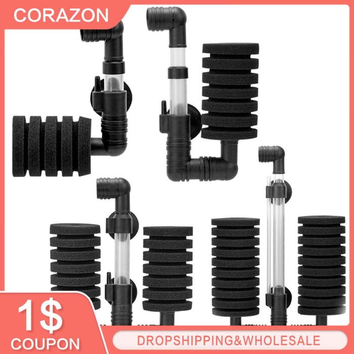 1PC Aquarium Sponge Filter Fish Tank Shrimp Pond Air Pump Biochemical Sponge Filter Bio Sponge Filte