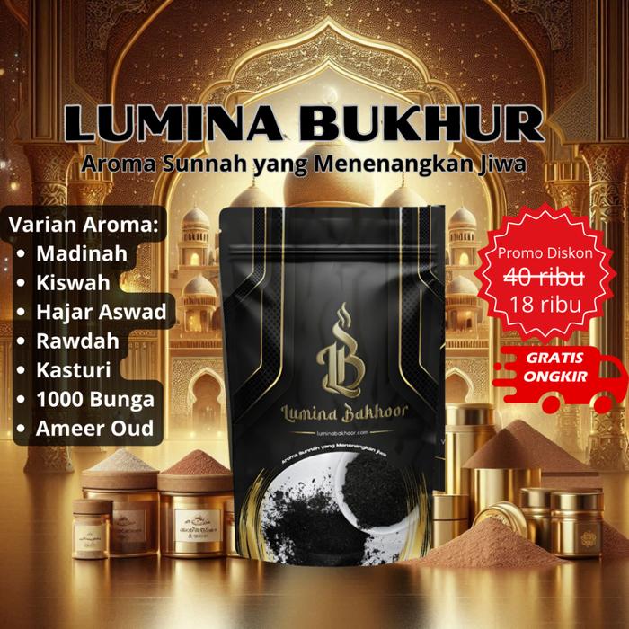 Lumina Bakhoor 25gram / BAKHOOR PREMIUM BUKHUR BUHUR WANGIAN DUPA ARAB