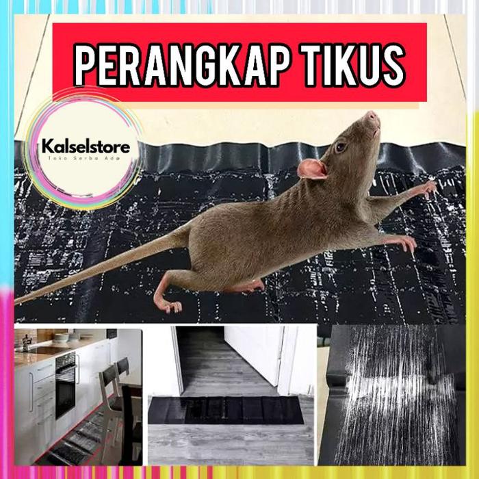 LEM TIKUS PERANGKAP TIKUS PLASTIK HITAM JUMBO BESAR LEM JEBAKAN TIKUS PLASTIK PEMBASMI TIKUS LEM TIK