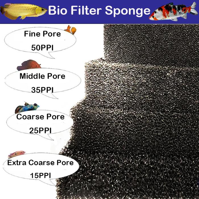Filter Foam Sponges,Aquarium Sponge Filter Media Foam Pad Sheet for for Aquarium Fish Tank Pond Sump