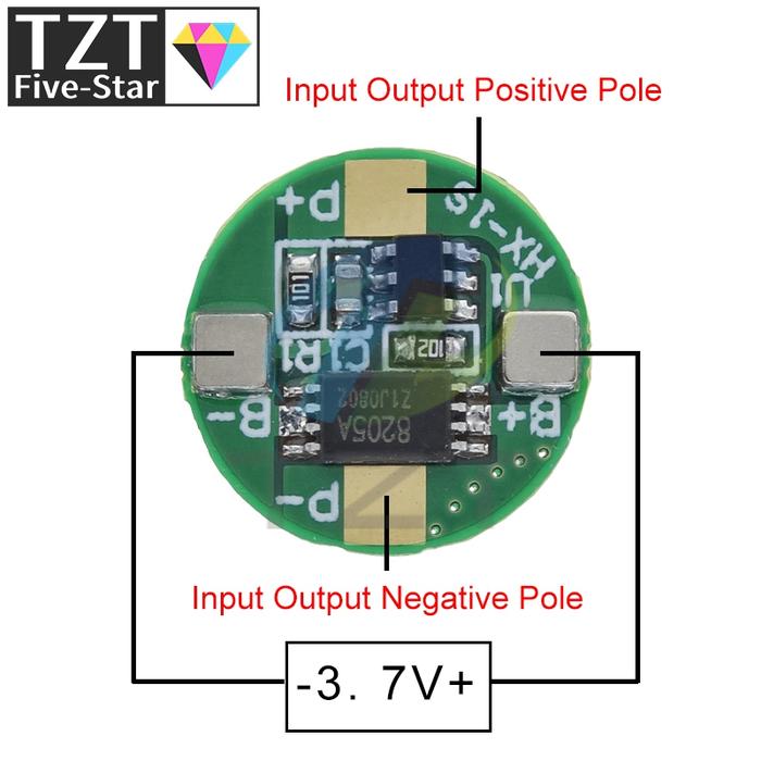 TZT 1/5/10PCS 1S 3.7V 2.5A 14500 Lithium Lipo Cell Battery Charger Board Li-ion Battery Charging PCB