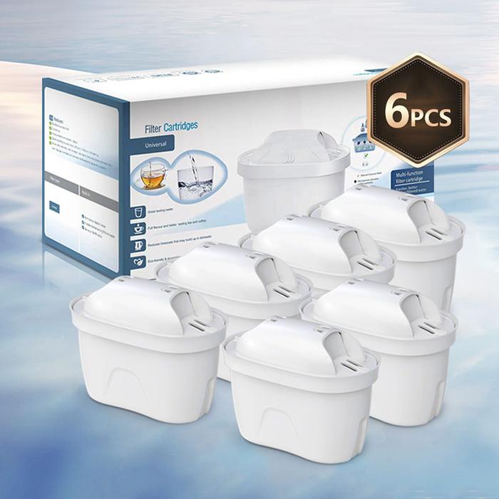 6PCS replacemen water filters,fit for most water filter pitcher, replacemen water filter,Household K