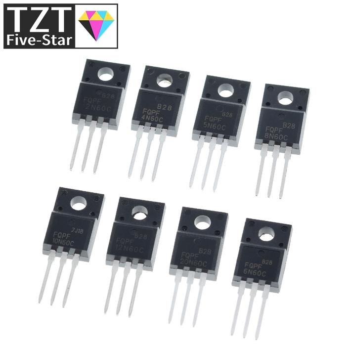 10pcs Fqpf2n60c Fqpf4n60c Fqpf5n60c 2n60c Fqpf6n60c  Fqpf8n60c Fqpf10n60c Fqpf12n60c Fqpf20n60c   Tr