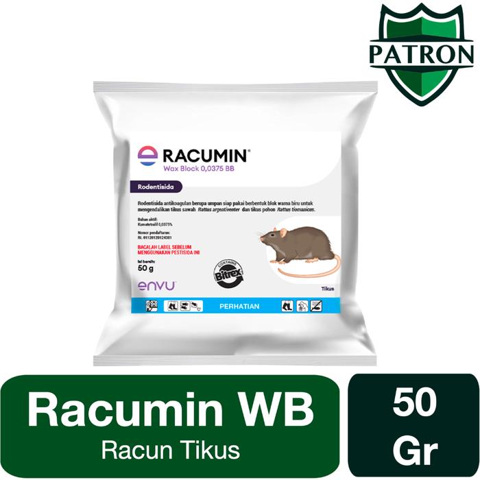 Racumin Wax Block - Umpan Pembasmi Tikus - Racun Tikus - Bayer - 50 Gr