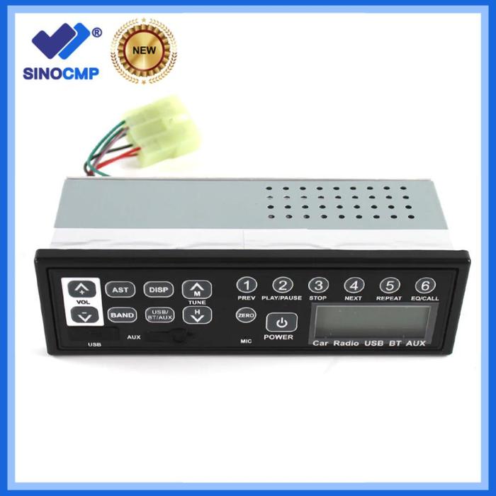 Universal Car Bluetooth USB AUX-in 24 Volt Excavator Radio for Hitachi Komatsu Kato Excavator Spare 