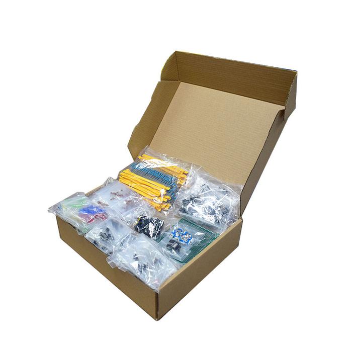 1900 pcs Mega Electronic Component Kit including Assortment + Capacitors + Resistors + LED + Transis