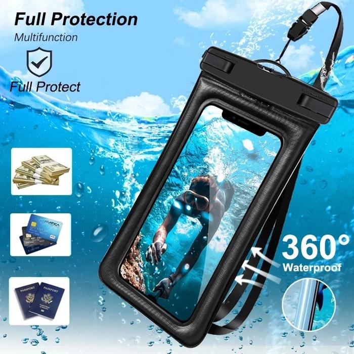 Floating Airbag Waterproof Swim Bag Phone Case For iPhone 11 12 13 14 Pro Max Samsung S23 S22 Xiaomi