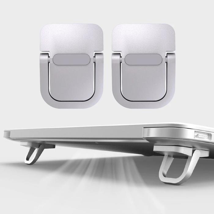 Mini Foldable Laptop Stand, Portable Computer Keyboard , Self-Adhesive Invisible Notebook Stand and