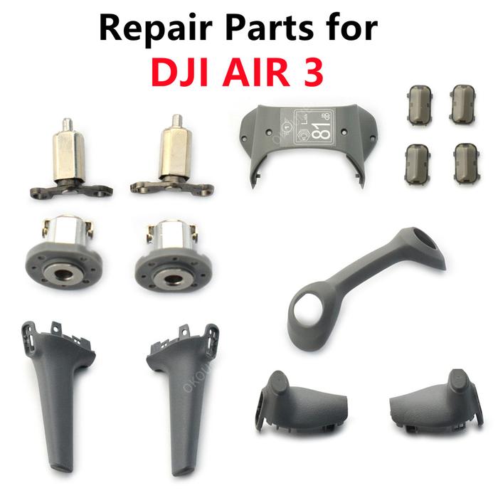 Original Repair Parts for DJI AIR 3 Drone Replacement Arm Axis Front Cover Gimbal Fixed Cap Arm Fron