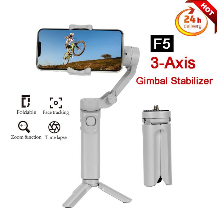 F5 Gimbal Smartphone 3-Axis Phone Gimbals Stabilizer Foldable or iPhone 14 Pro Max/Xiaomi/Huawei/Sam