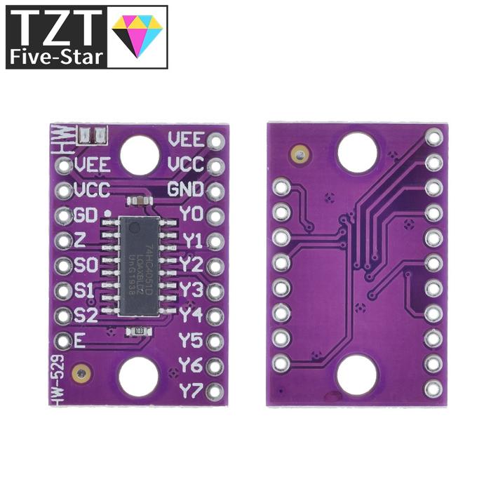 74HC4051 CD4051 single 8-channel digitally controlled electronic switch Multiplexers For Ardunio