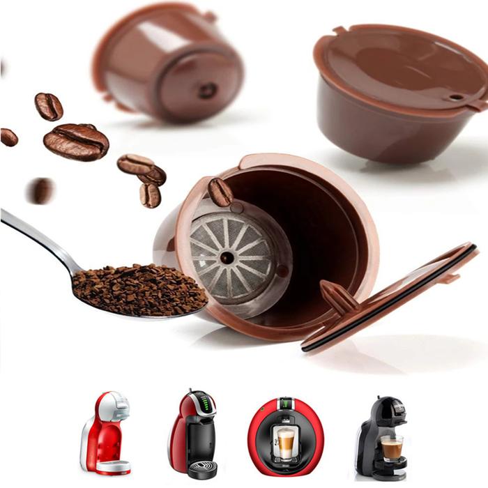 Coffee Capsule Filter Cup Reusable Dolce Gusto Reusable Empty Pods Filter Cup  Dolce Taste Reusable 