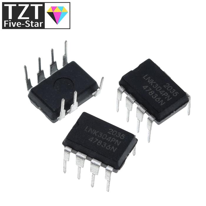 10PCS LNK304PN DIP7 LNK304P DIP LNK304 DIP-7 304PN new and original IC