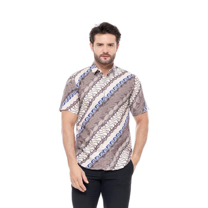 Parayu - Kemeja Batik Pria Ongbak Uril Modern Slimfit Lengan Pendek