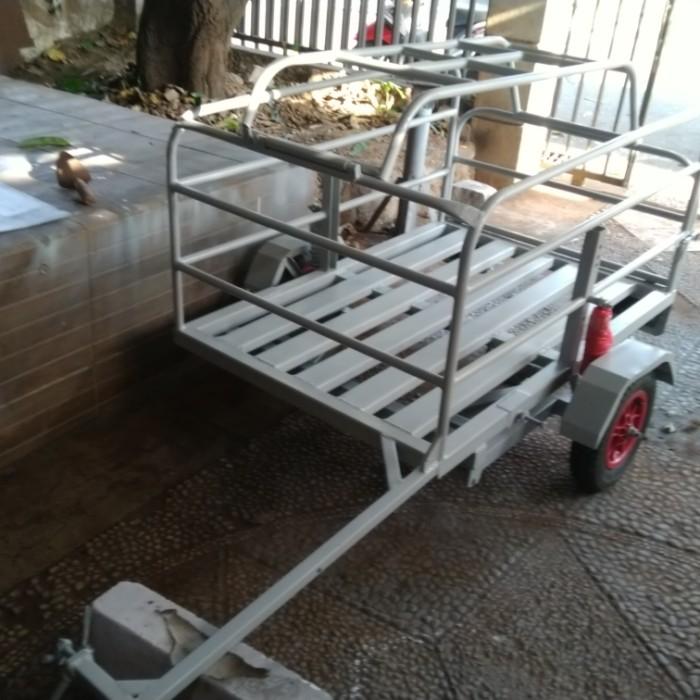 GEROBAK TRAILER ANHANG GANDENG MOTOR SUPER PRAKTIS DAN ELEGAN Best