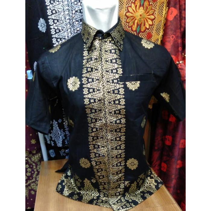 "Girya.Syo" - PASTI READY Baju Couple Batik Songket Palembang Gamis Wanita Kurung Melayu Modern - Ke