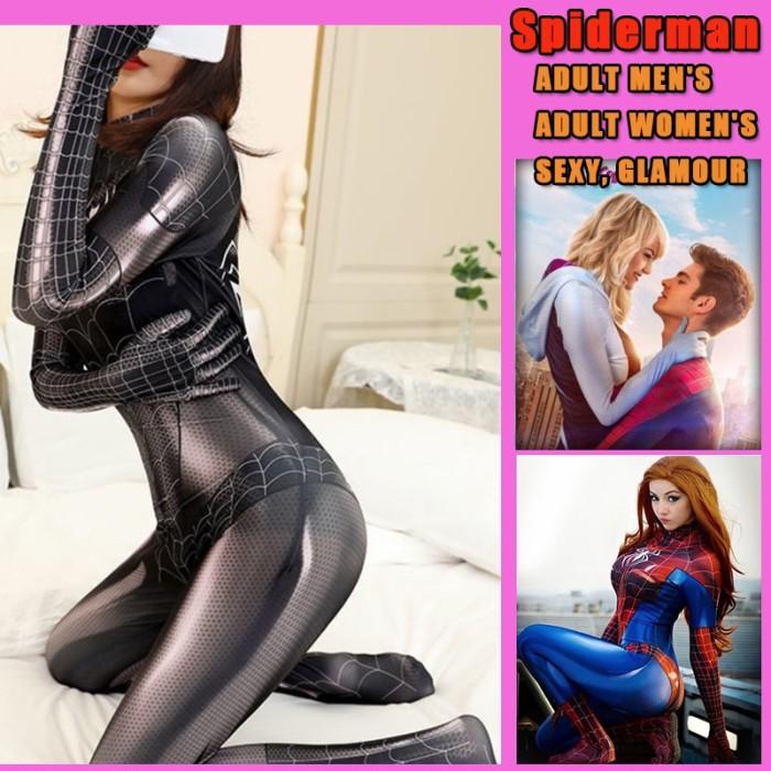 Promo Baju Spiderman Lingerie Wanita Kostum Dva Women Cosplay Dva Suit