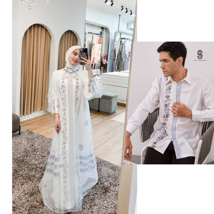[UFA Fashion] Couple SANIC ALEXANDER Hizza Abaya, PO 3 Minggu diluar Sabtu & Minggu (PO 1 bulan), Ba