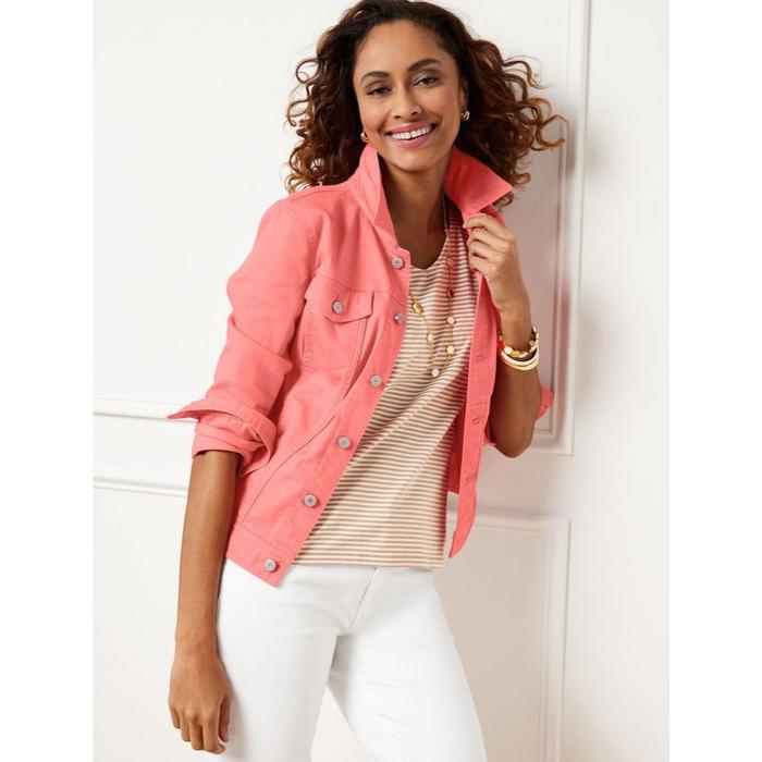 READY JACKET TALBOTS CLASSIC JEAN SOLID