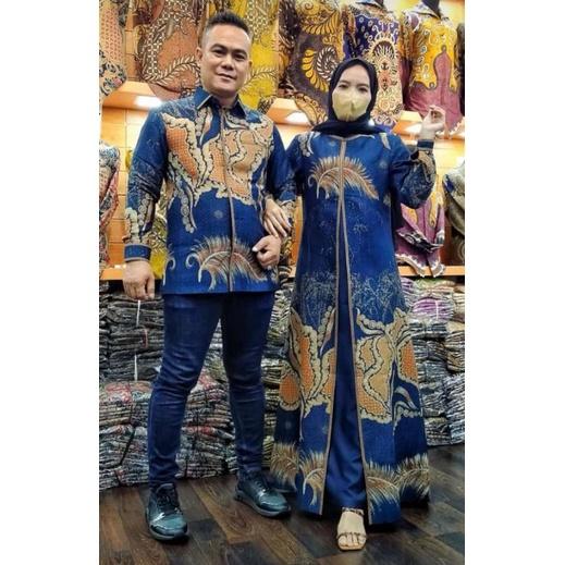 COUPLE GAMIS BATIK BAHAN DOLBY CABUTAN COMBINASI JAITAN SMOCK TAPIS LAMPUNG EXCLUSIVE THAMRIN CITY