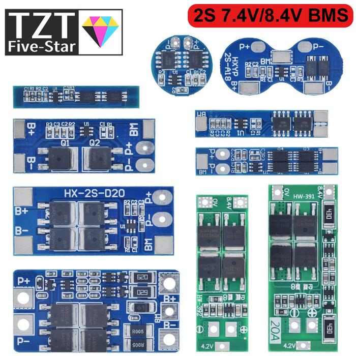 2S 3A 4A 5A 8A 10A 13A 20A 7.4V 8.4V Li-ion 18650 Lithium battery protection board / Balance / BMS b