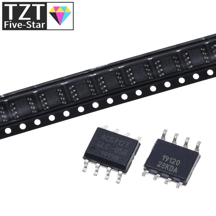 5PCS/LOT ALLEGRO ACS712 ACS712T ACS712ELCTR ACS712ELCTR-05B 5A 5V BI 8-SOIC CURRENT SENSOR IC (ACS71