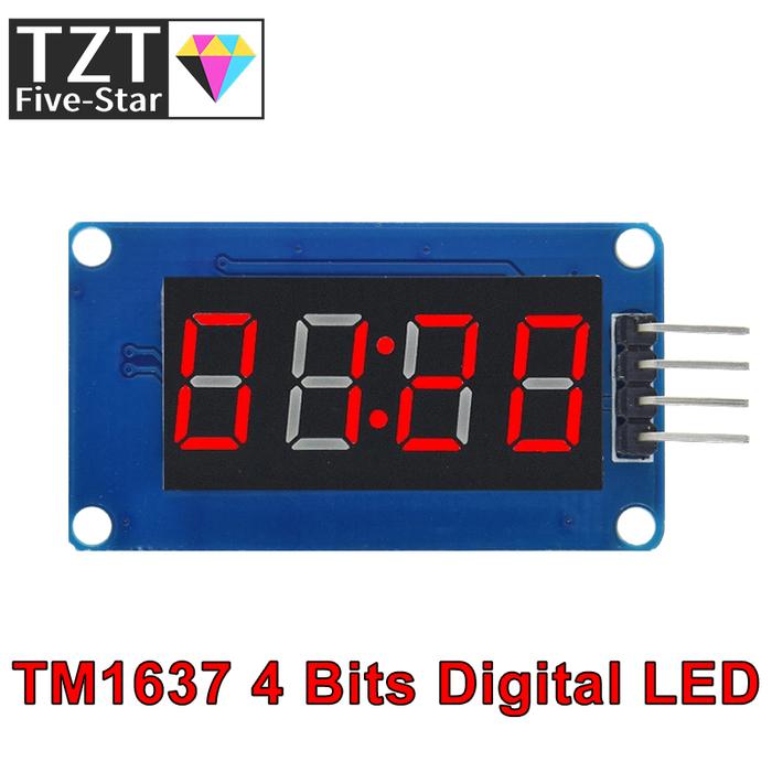 TM1637 LED Display Module For Arduino 7 Segment 4 Bits 0.36Inch Clock RED Anode Digital Tube Four Se