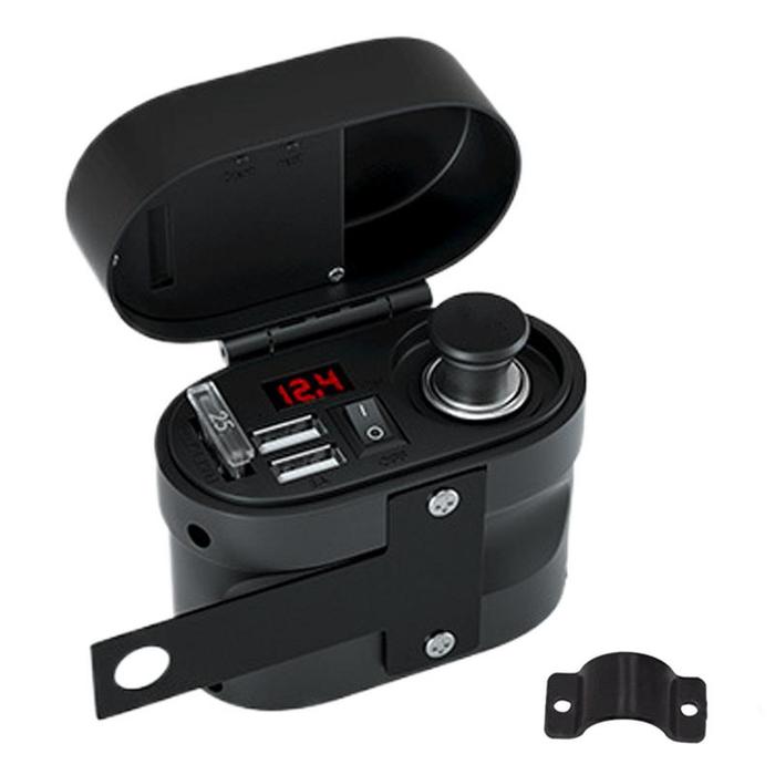 Motorcycle Charger For Phone Multifunctional Motorcycle USB Fast Charger Waterproof Multifunctional