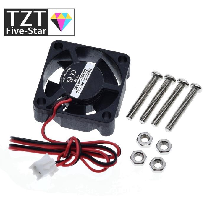 TZT For Raspberry Pi 3 CPU Fan Active Cooling Fan for Customized Acrylic Case Support raspberry pi m