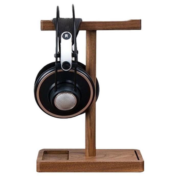 Headphone Stand Wood Walnut Headphone Holder Black Walnut Headphone Hanger Wood Headphone Holder Gam